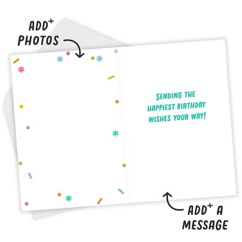 Happy Happy Happy Candles Custom Birthday Card for only USD 4.99 | Hallmark