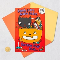 Candy Piles and Happy Smiles Halloween Card With Activity Poster for only USD 4.29 | Hallmark