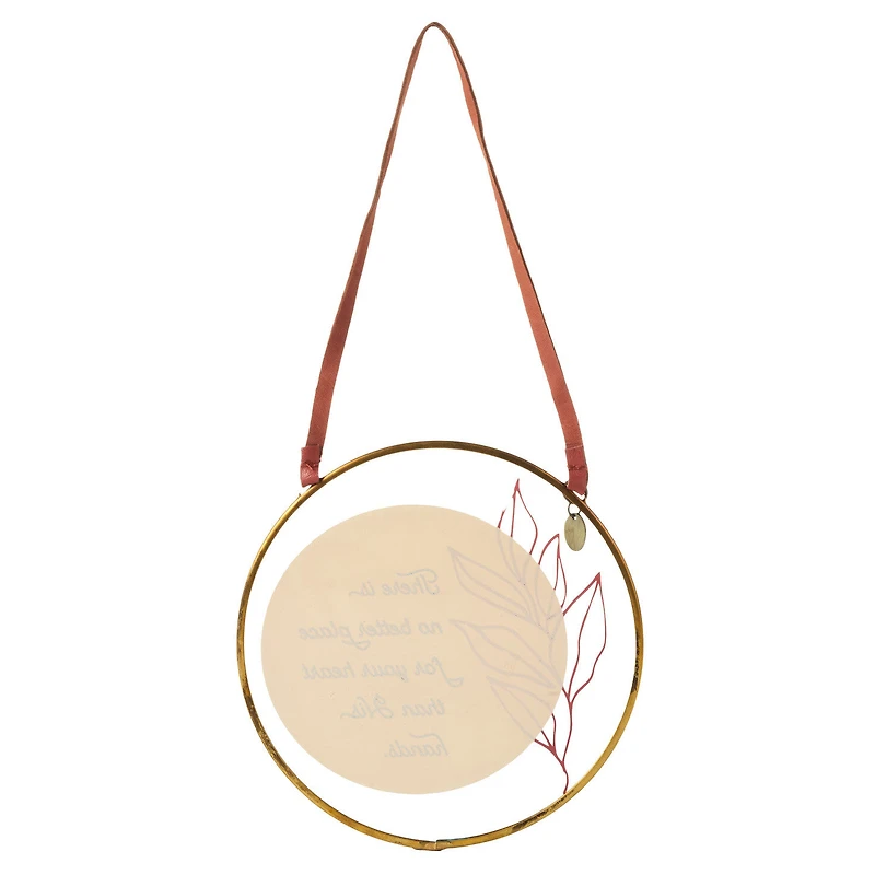No Better Place Than in His Hands Hanging Glass Sentiment for only USD 22.99 | Hallmark