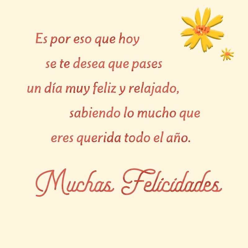 You're Loved All Year Long Spanish-Language Birthday Card for Grandma for only USD 3.59 | Hallmark