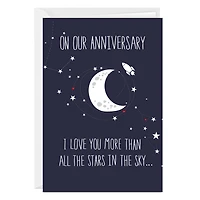 Love You More Than All the Stars Custom Anniversary Card for only USD 4.99 | Hallmark