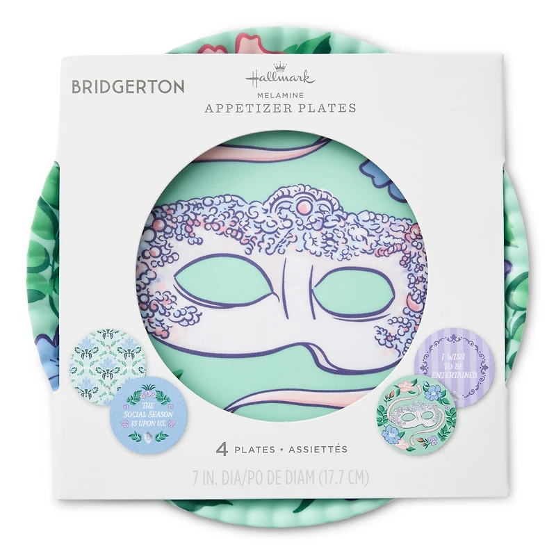 Bridgerton Appetizer Plates, Set of 4 for only USD 24.99 | Hallmark
