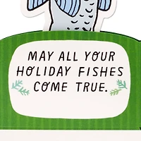 Christmas Cod Fish Pun Funny 3D Pop-Up Christmas Card for only USD 7.99 | Hallmark