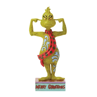 Jim Shore Grinch Plugging His Ears Figurine, 7" for only USD 39.99 | Hallmark