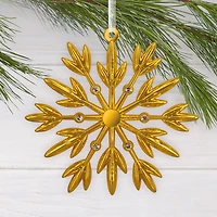 Signature Gold Snowflake Metal Hallmark Ornament for only USD 19.99 | Hallmark