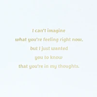 I'm So, So Sorry Sympathy Card for only USD 4.59 | Hallmark