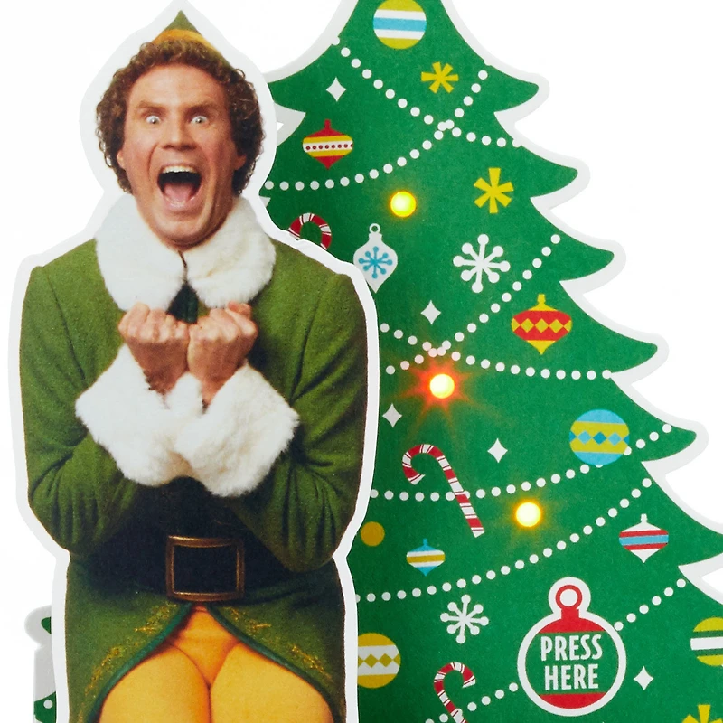 Elf Buddy the Elf™ 3D Pop-Up Christmas Card With Sound and Light for only USD 9.99 | Hallmark