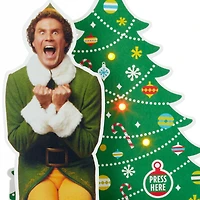 Elf Buddy the Elf™ 3D Pop-Up Christmas Card With Sound and Light for only USD 9.99 | Hallmark