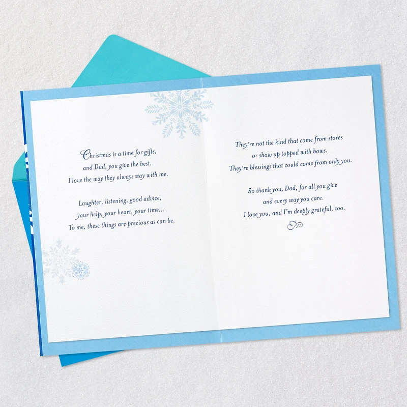 Precious Blessings Christmas Card for Dad From Daughter for only USD 5.99 | Hallmark