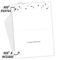 Black and Gold 2025 Graduate Custom Graduation Card for only USD 4.99 | Hallmark
