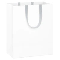 9.6" Solid White Medium Gift Bag for only USD 3.99 | Hallmark