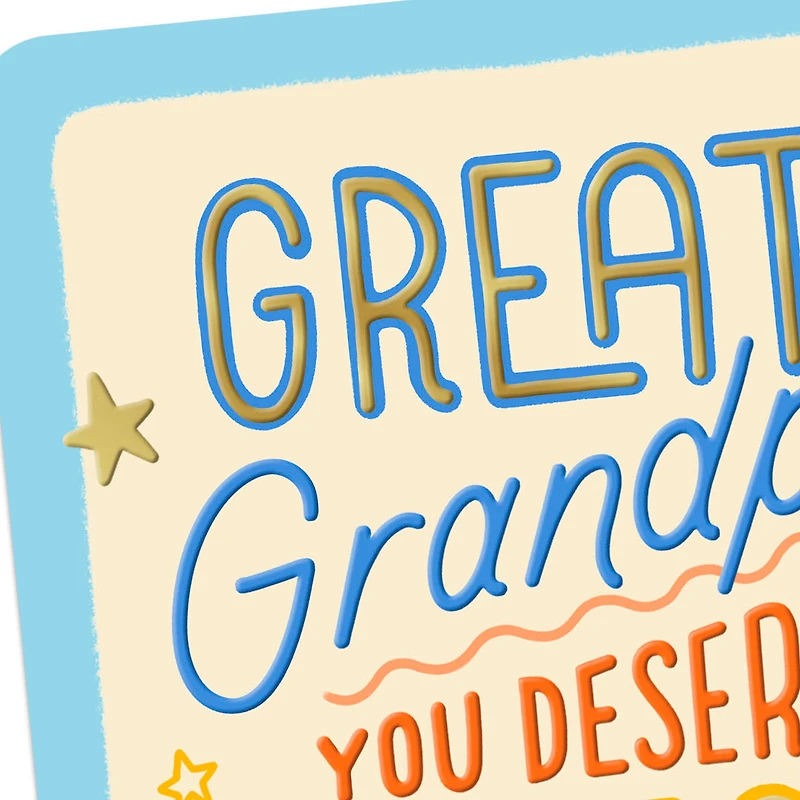You Deserve the Best Birthday Card for Great-Grandpa for only USD 3.99 | Hallmark
