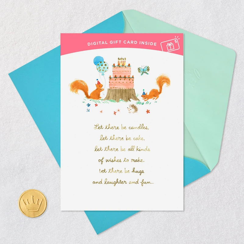 Candles and Cake Gift Card Greeting Birthday Card for only USD 4.99 | Hallmark