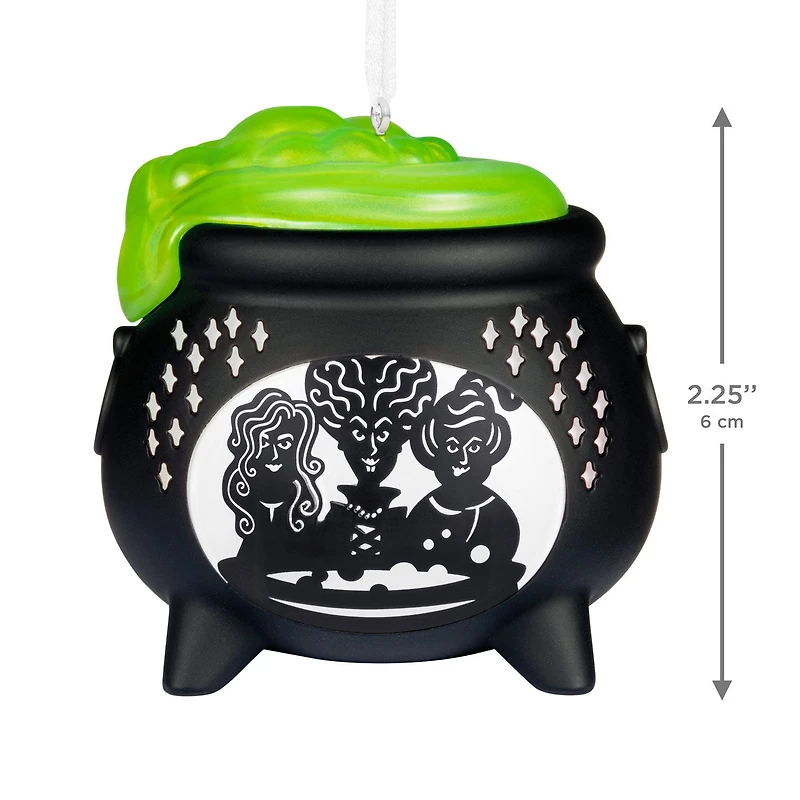 Disney Hocus Pocus Sanderson Sisters Cauldron Ornament With Light for only USD 29.99 | Hallmark