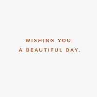 Wishing You a Beautiful Day Friendship Card for only USD 2.99 | Hallmark
