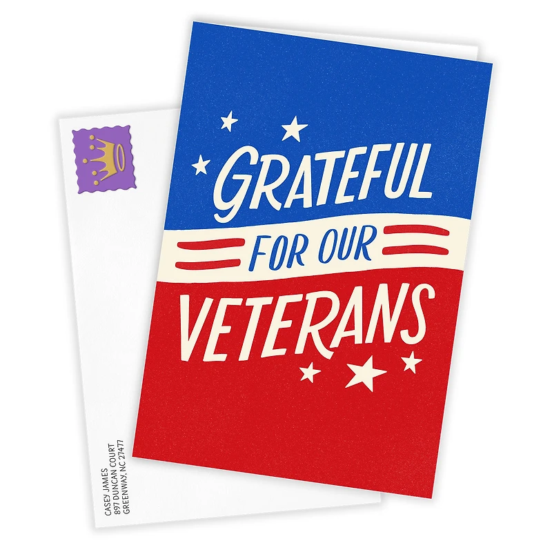 Grateful for Your Service Custom Veterans Day Card for only USD 4.99 | Hallmark