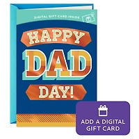 Happy Dad Day Gift Card Greeting Father's Day Card for only USD 4.99 | Hallmark