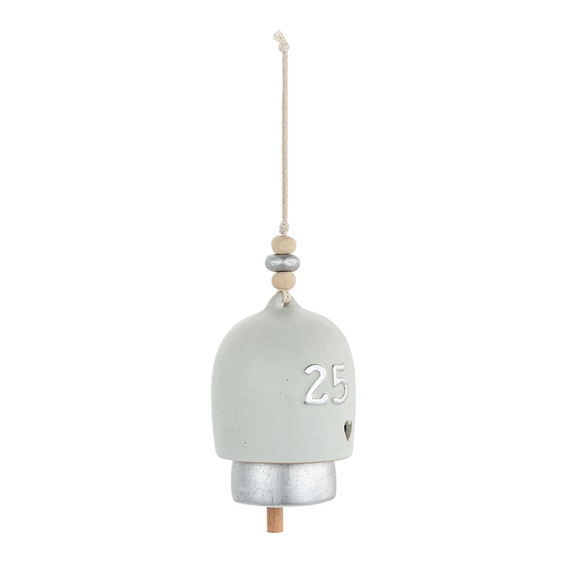 Demdaco Inspired 25th Anniversary Hanging Bell for only USD 31.99 | Hallmark