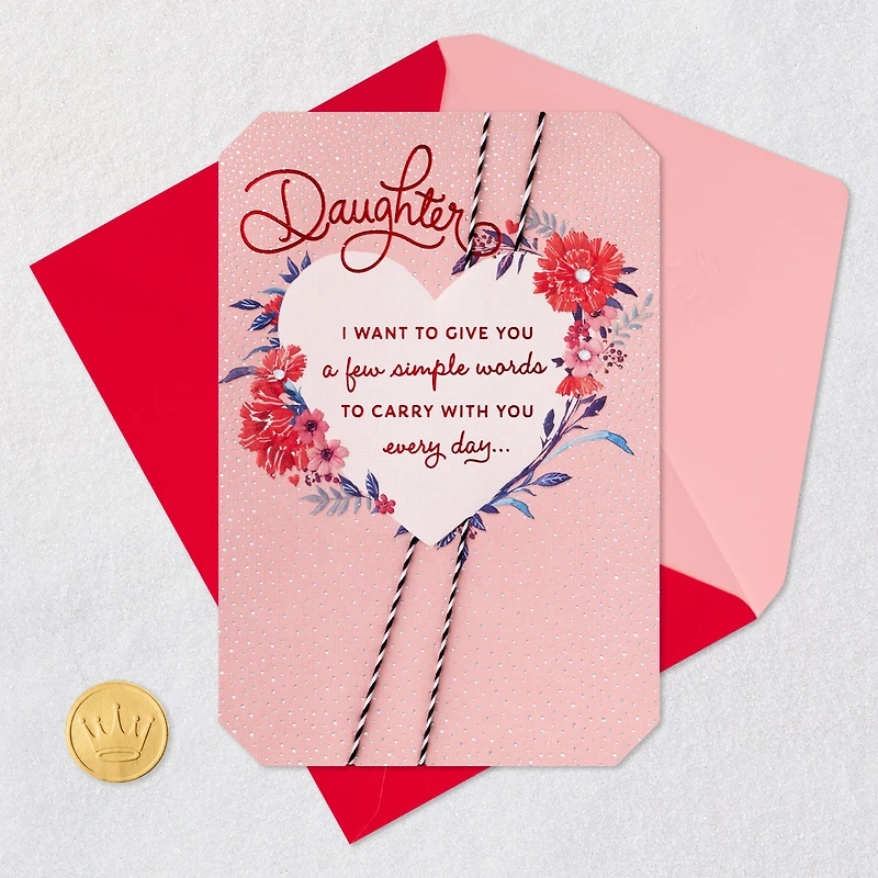 Can't Imagine a World Without You Valentine's Day Card for Daughter for only USD 6.99 | Hallmark