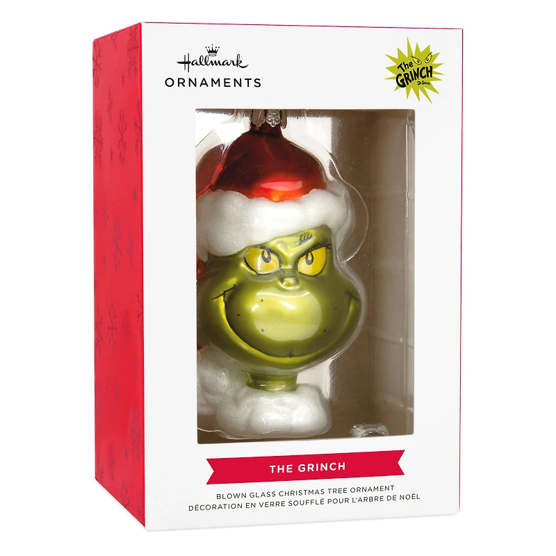 Dr. Seuss's How the Grinch Stole Christmas!™ Grinch Blown Glass Hallmark Ornament for only USD 11.49 | Hallmark