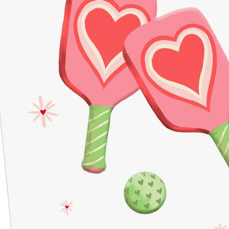 Serving Up Happiness, Pickleball Valentine's Day Card for only USD 3.99 | Hallmark