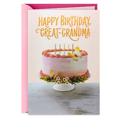 You're a Blessing to Our Family Birthday Card for Great-Grandma for only USD 4.59 | Hallmark