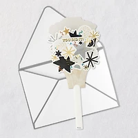 Confetti and Stars Bouquet Paper Craft Pop-Up Graduation Card With Motion for only USD 5.99 | Hallmark