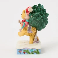 Jim Shore Disney Winnie the Pooh With Christmas Tree Figurine, 6.22" for only USD 69.99 | Hallmark