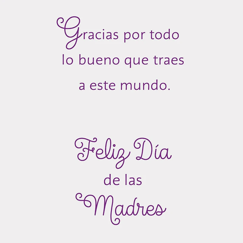 Thankful for You Spanish-Language Money Holder Mother's Day Card for only USD 2.99 | Hallmark
