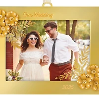 Our Wedding 2025 Metal Personalized Ornament, Custom Photo for only USD 29.99 | Hallmark