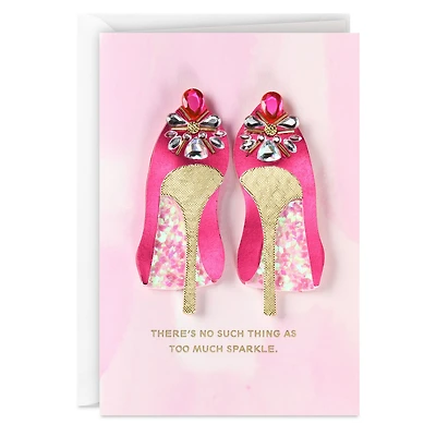 Never Too Much Sparkle Birthday Card for only USD 10.59 | Hallmark