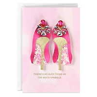 Never Too Much Sparkle Birthday Card for only USD 10.59 | Hallmark