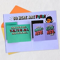 A Bad-Ass, Smart-Ass, Kick Ass Lady Birthday Card With Mini Cards for Her for only USD 5.59 | Hallmark