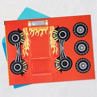 Monster Truck Birthday Card for Kids With Papercraft Activity for only USD 5.99 | Hallmark