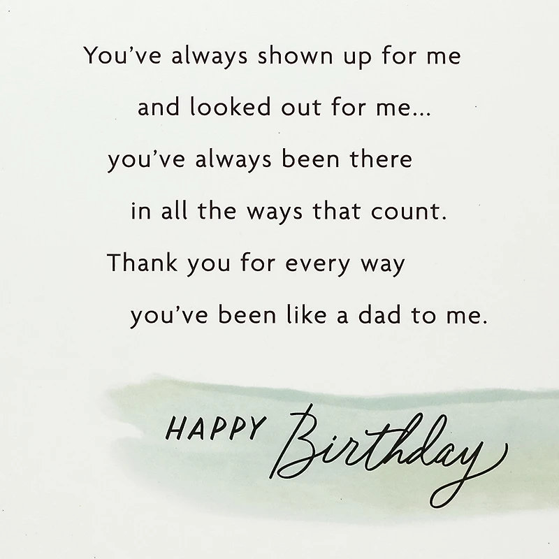 You're Like a Dad to Me Birthday Card for Him for only USD 6.99 | Hallmark