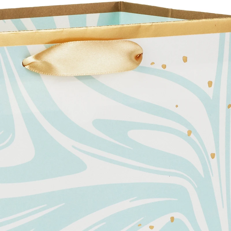 9.6" Marbled Aqua Medium Gift Bag for only USD 3.99 | Hallmark