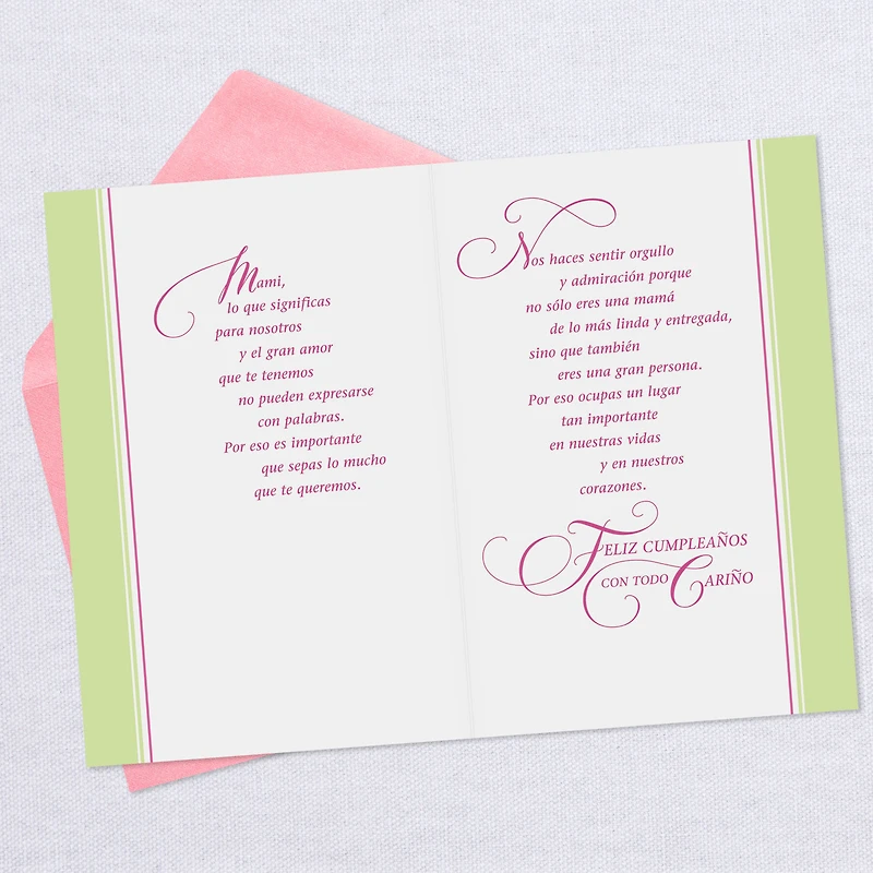 What You Mean to Us Spanish-Language Birthday Card for Mom for only USD 3.59 | Hallmark