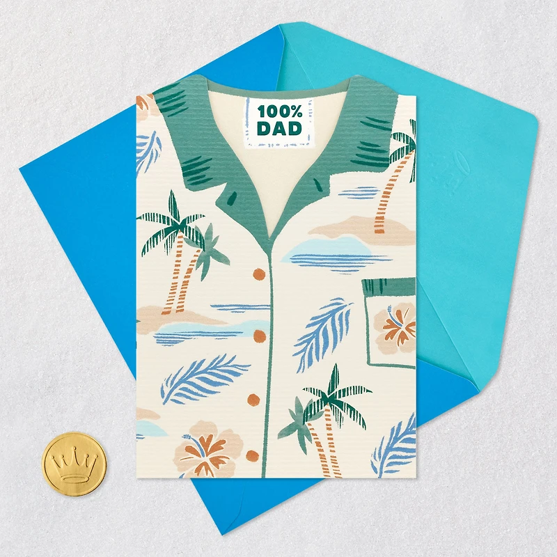 Tropical Shirt Father's Day Card for only USD 6.99 | Hallmark