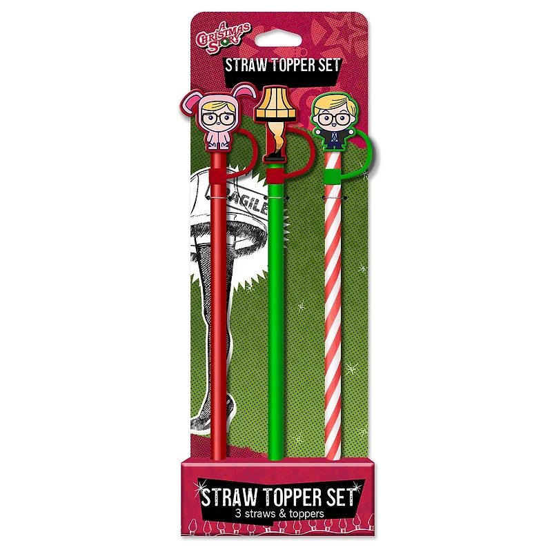Spoontiques A Christmas Story Straw Toppers, Set of 3 for only USD 12.99 | Hallmark