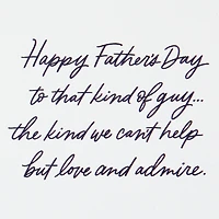 Lucky to Be Family With a Guy Like You Father's Day Card for only USD 5.59 | Hallmark