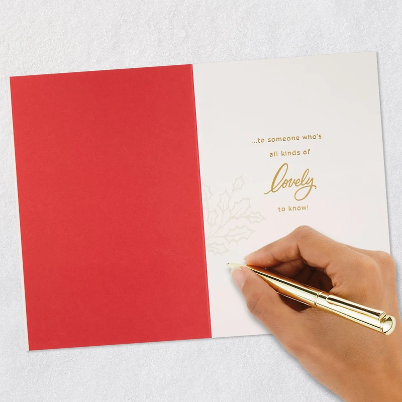 Lacey Chabert Collection All Kinds of Lovely Christmas Card for only USD 5.99 | Hallmark