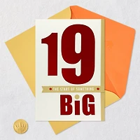 The Start of Something Big 19th Birthday Card for only USD 5.59 | Hallmark