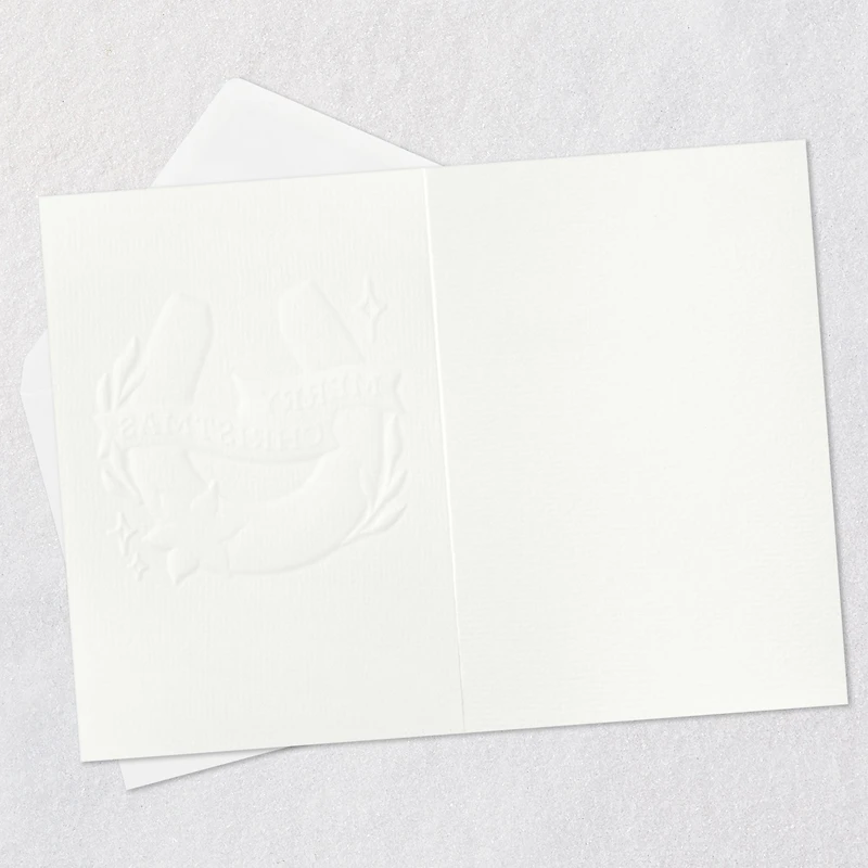 Hallmark x Opry® Horseshoe With Banner Blank Christmas Card for only USD 4.99 | Hallmark