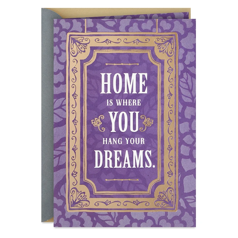 Home Is Where You Hang Your Dreams New Home Card for only USD 4.99 | Hallmark
