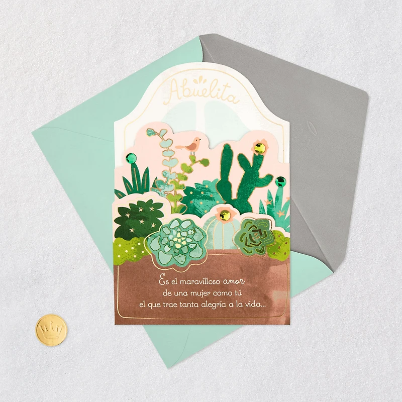 Succulent Plants Spanish-Language Mother's Day Card for Grandma for only USD 4.99 | Hallmark