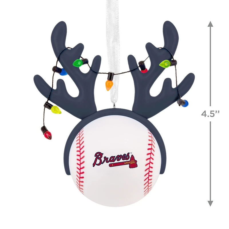 MLB Atlanta Braves™ Reindeer Baseball Hallmark Ornament for only USD 12.99 | Hallmark