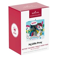 Hasbro® My Little Pony® Retro Twister® Right Hoof Red Ornament for only USD 23.99 | Hallmark
