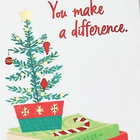 You Help Students Shine Christmas Thank-You Card for Teacher for only USD 3.59 | Hallmark
