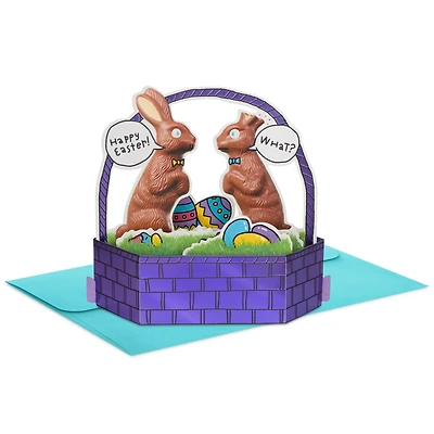Chocolate Bunnies Funny 3D Pop-Up Easter Card for only USD 7.99 | Hallmark