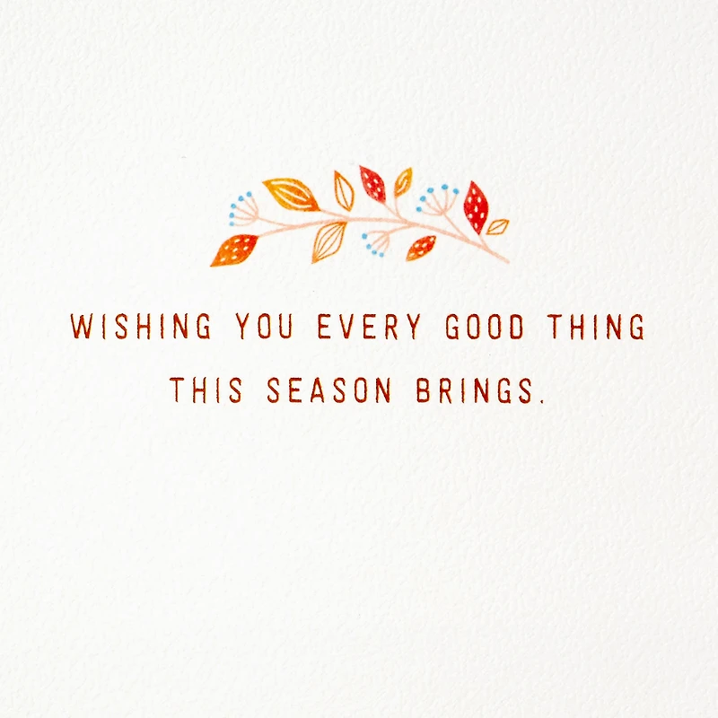 Wishing You Every Good Thing Thanksgiving Card for only USD 6.99 | Hallmark